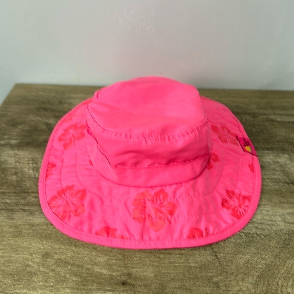 Sun Protection Zone Pink Child Safari Hat Vents 50+ UPF Protection